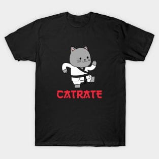 CUTE KARATE CAT JAPANESE T-Shirt